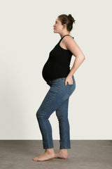 Women's The Ribbed Ruched Maternity Tank