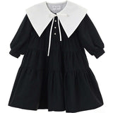 Hermione dress (black/off-white)