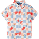 Kids Crosshatch Checkered Pop Buttondown