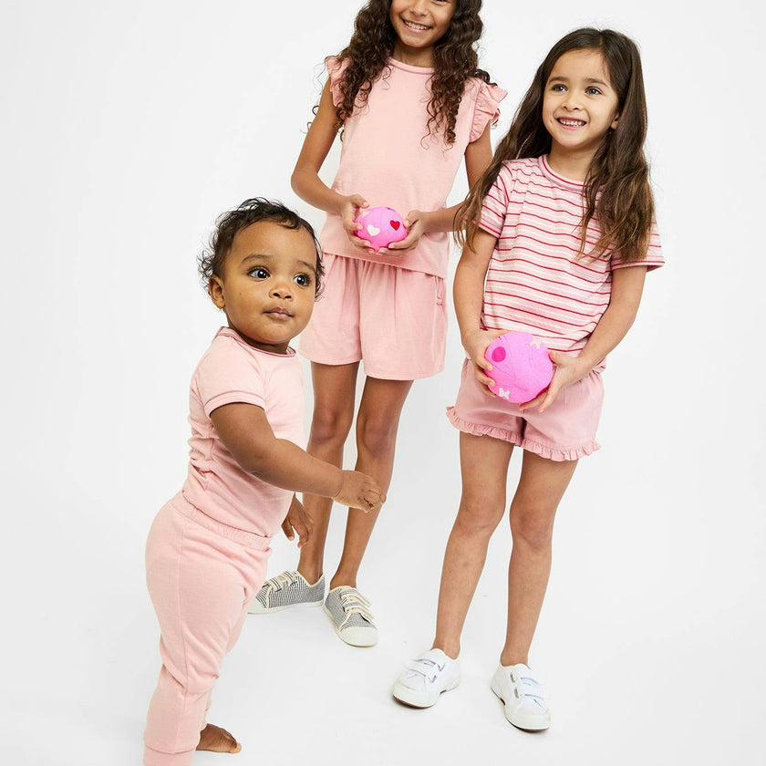 Bea Short Set, Dusty Rose