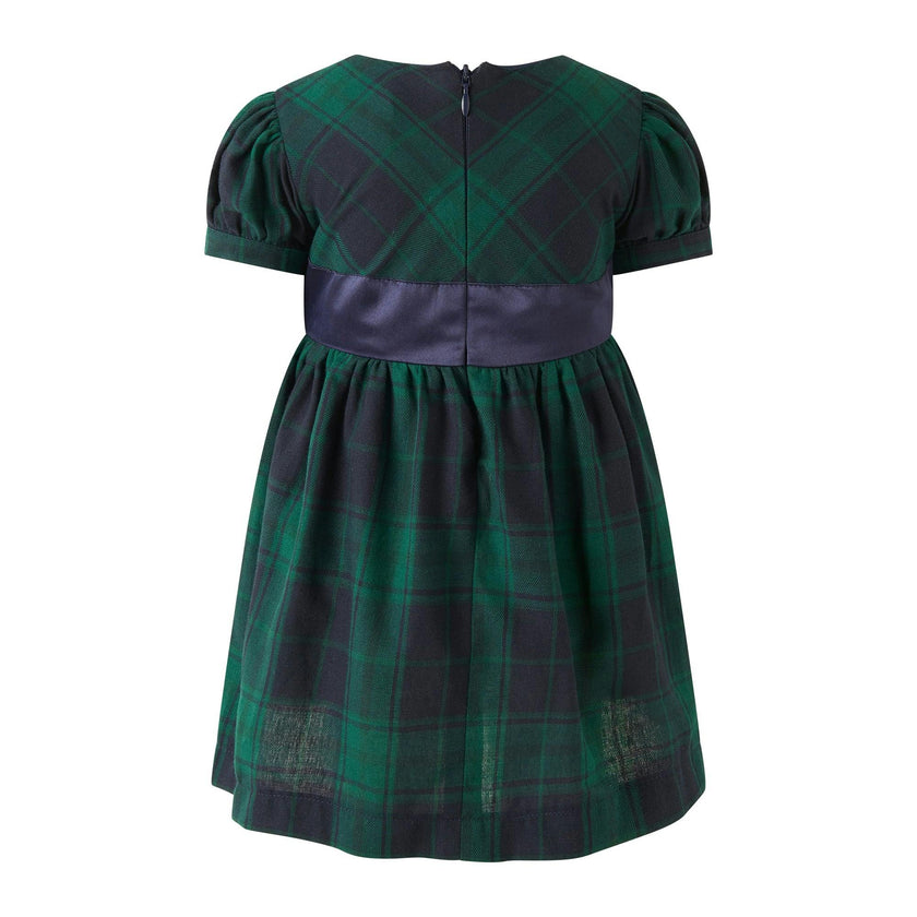 Baby Blackwatch Bow Dress
