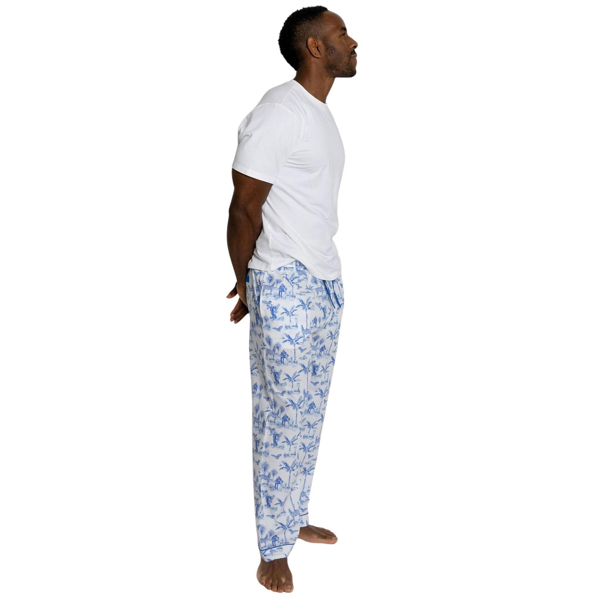Men's Skydog Toile Blue PJ Pants
