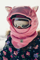 Oversized Polar Balaclava For Ski Helmet Pink