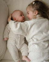 Long Sleeve Jumpsuit - Fuzzy