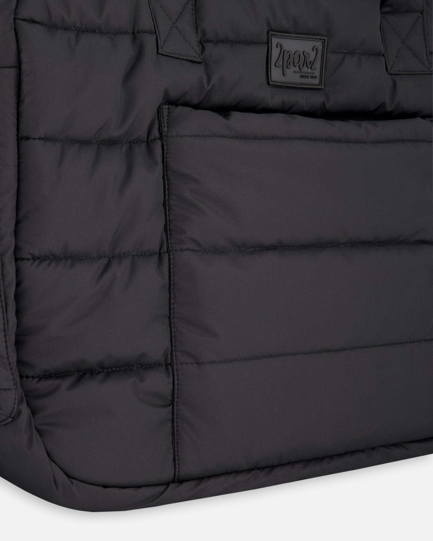 Diaper Bag With Included Changing Mat Black