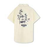 Straw Yellow Kenzo Shirt Dress