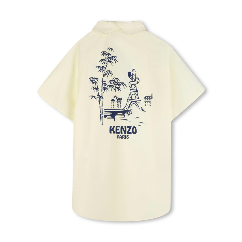 Straw Yellow Kenzo Shirt Dress