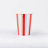 Nautical Striped Cups