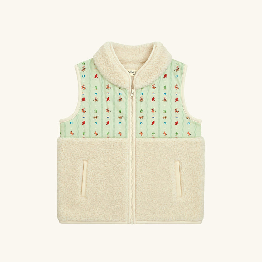 Sherpa Vest in Rodeo