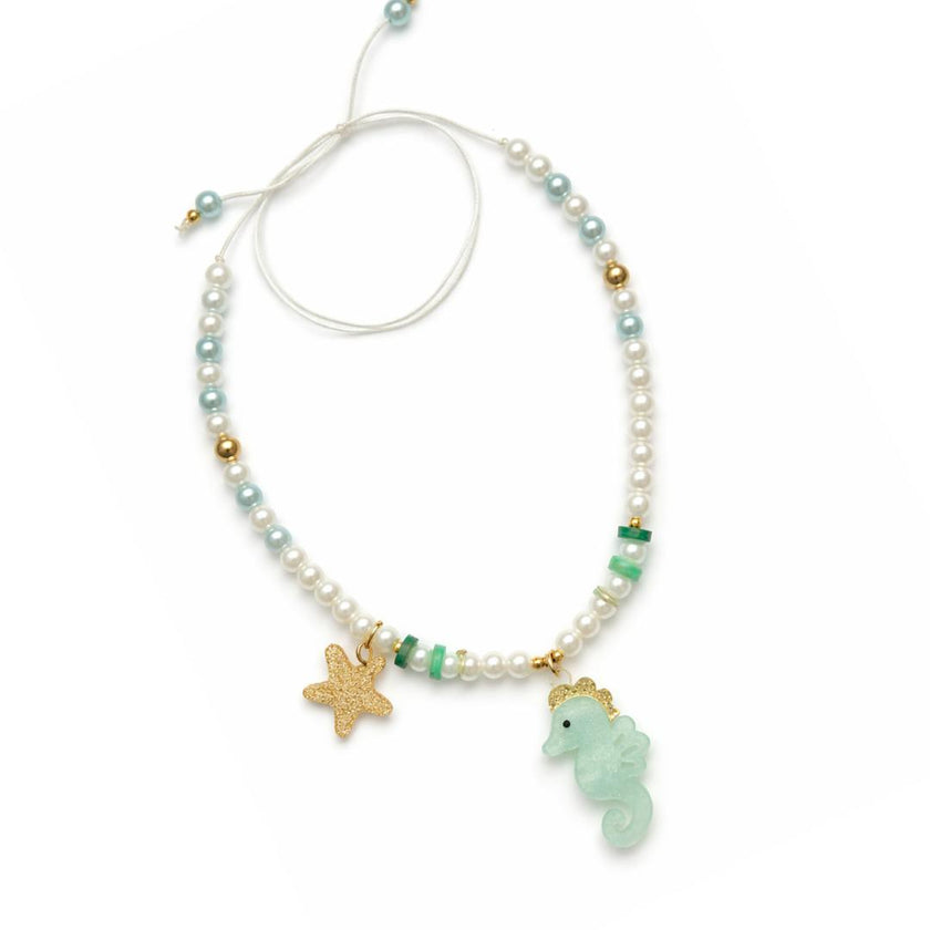Seahorse Green Necklace -SUM
