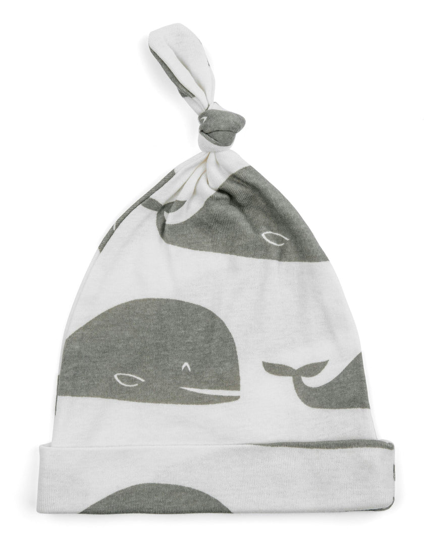 Grey Whale Organic Knotted Hat
