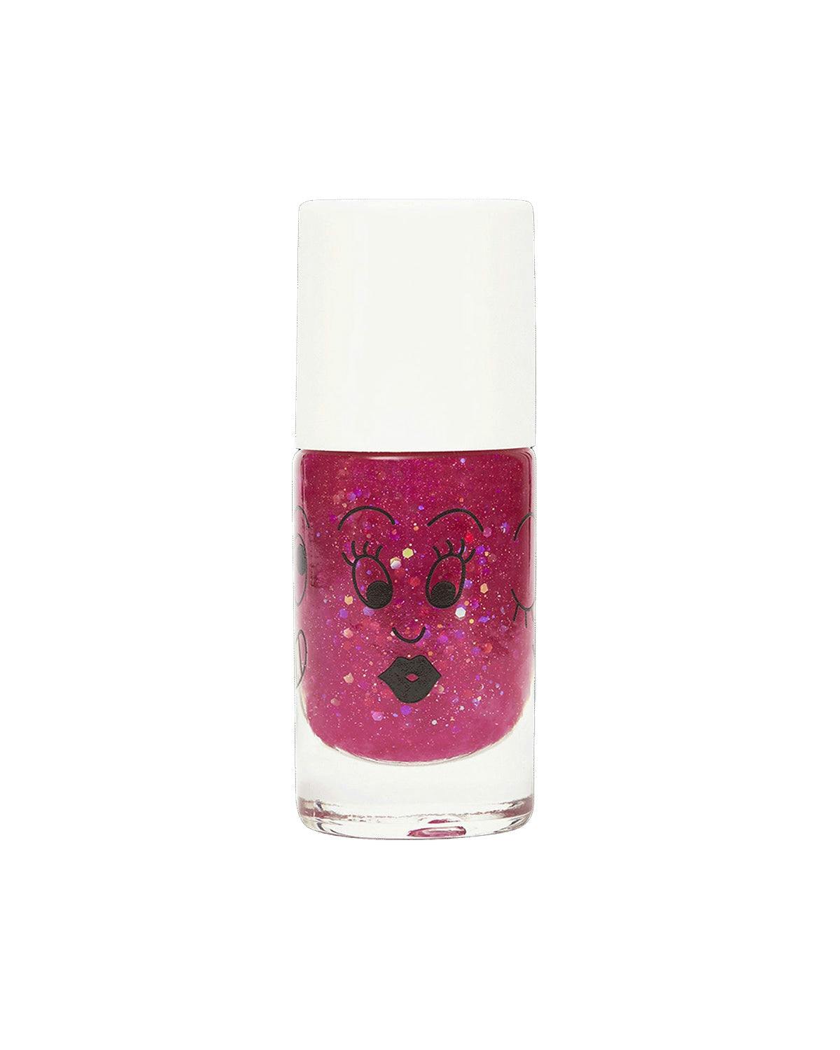 Nail Polish for Kids GLITTER SINGLE SHEEPY Raspberry Glitter