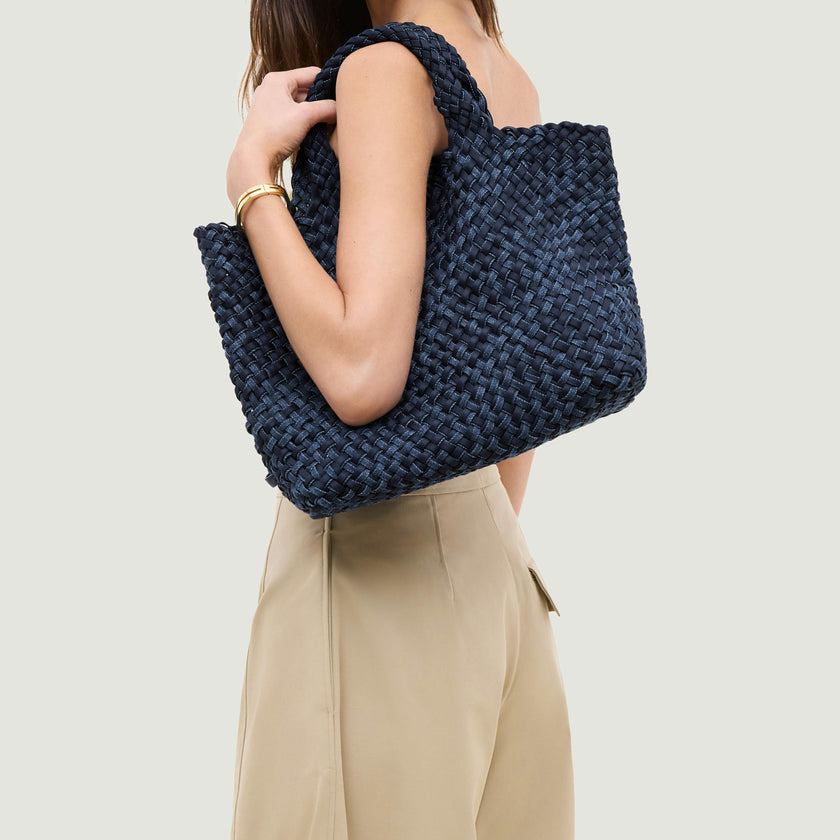 St. Barths Medium Tote (Original Double Weave Denim | Indigo