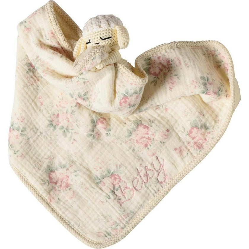 Lovey with Crocheted Rattle