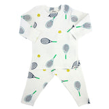 Tennis Print Two Piece Set