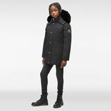 MOOSE KNUCKLES Gold Parka with Shearling Hood