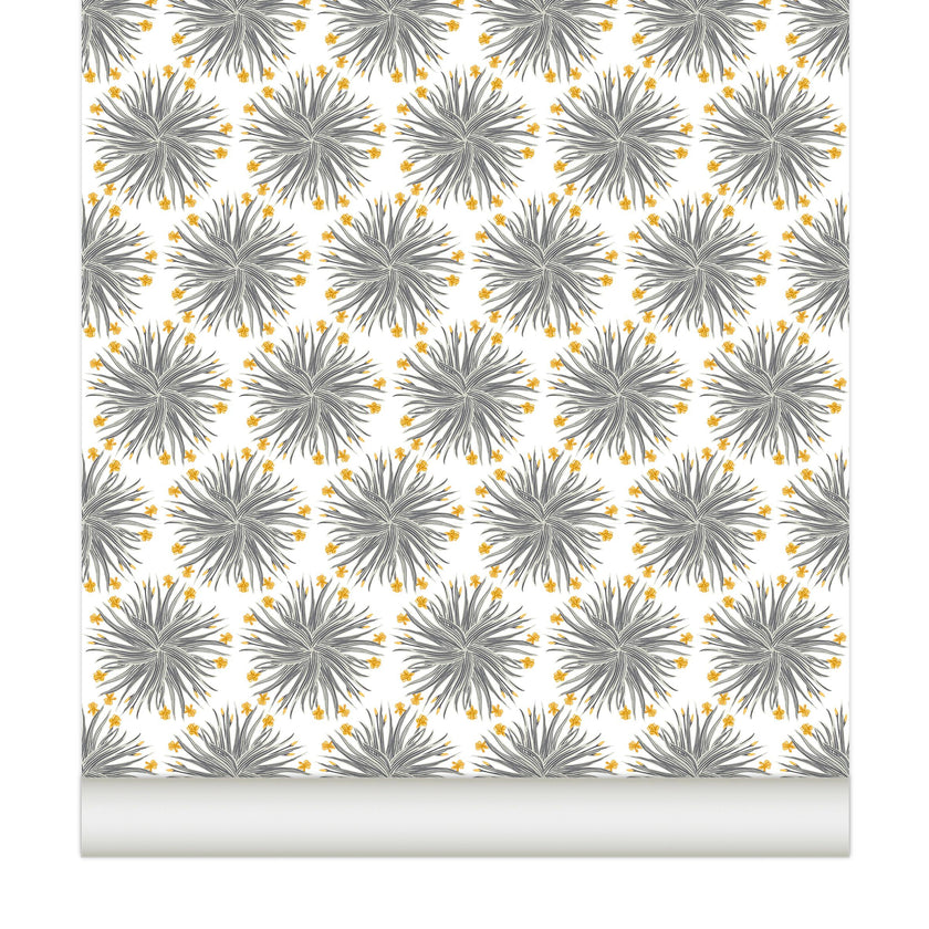 Papier peint CHARDONS coloris Or