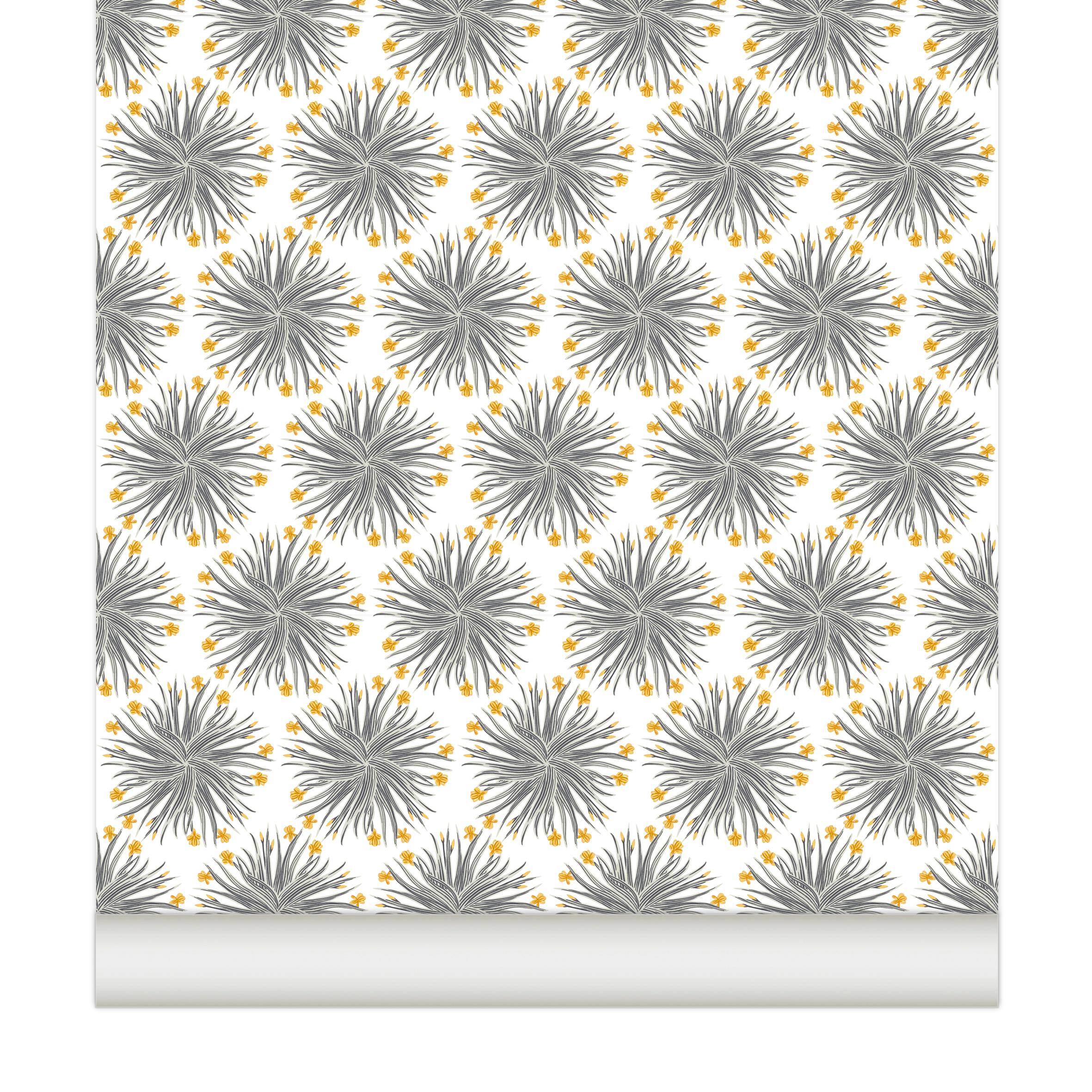 Papier peint CHARDONS coloris Or