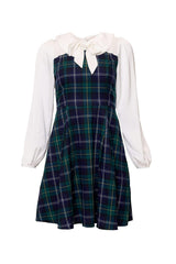 Tawny Dress in Nocturne Plaid