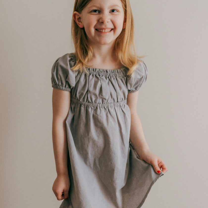 Kennedi Dress Short Sleeve |Muted Purple