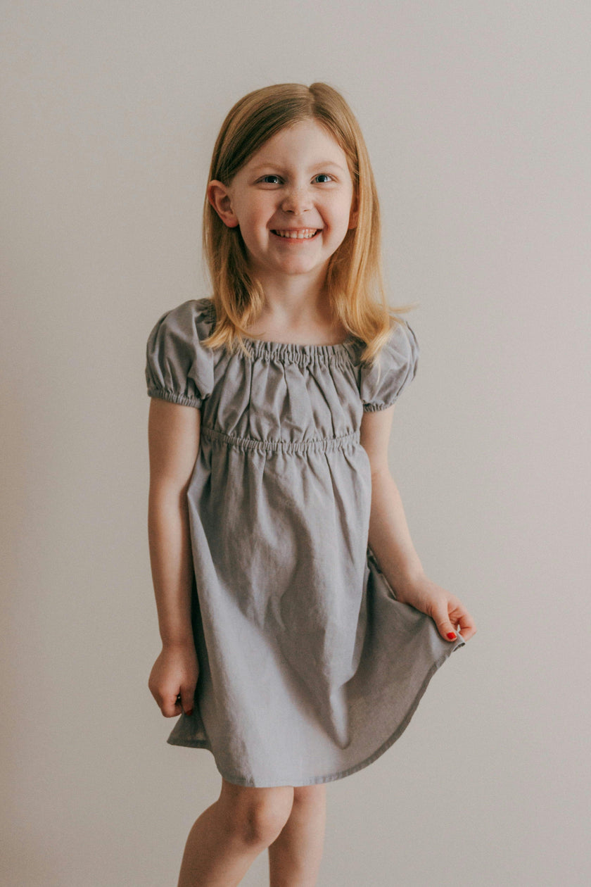 Kennedi Dress Short Sleeve |Muted Purple