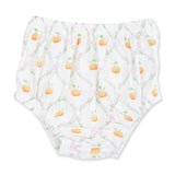 Pretty Pumpkin Trellis - Jane Puff Sleeve Bishop Dress and Bloomer