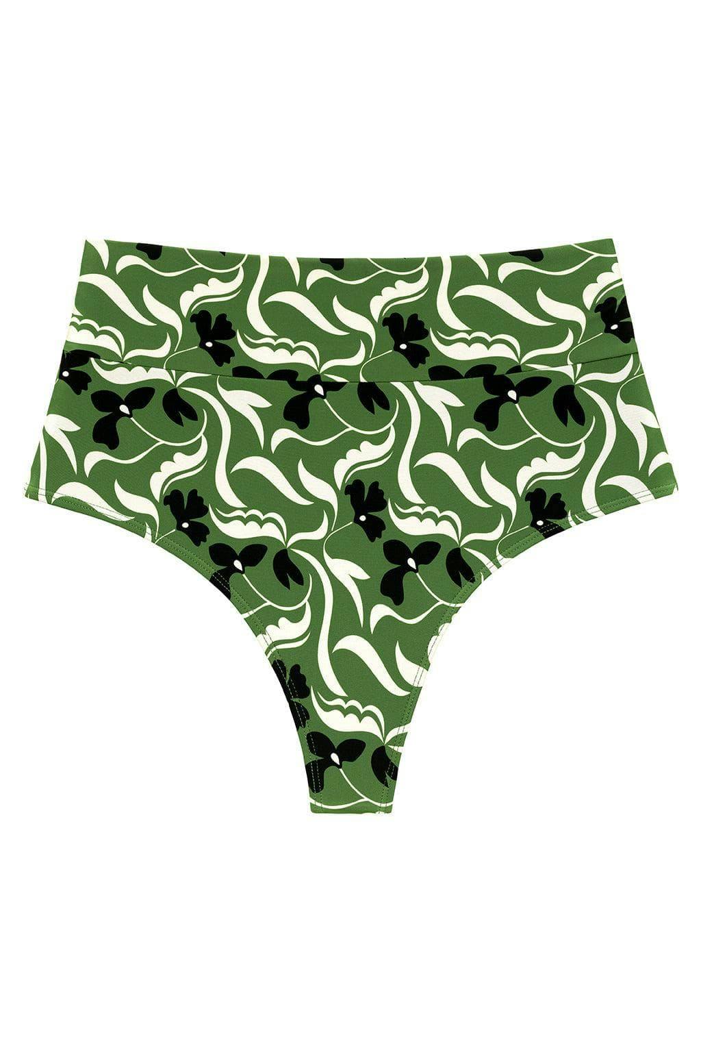 Added Coverage High Rise Bikini Bottom
