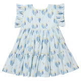Girls Kit Dress - Menorah Hearts