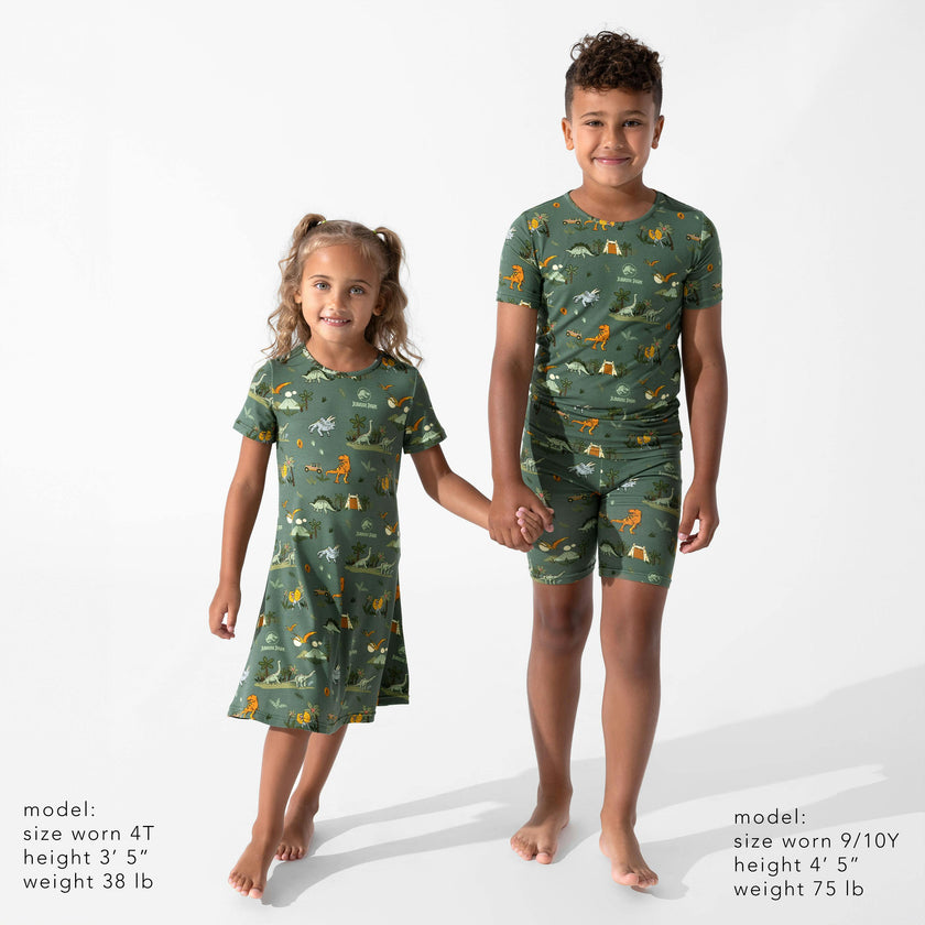 Jurassic Park: Safari Bamboo Girls' Short Sleeve Dress
