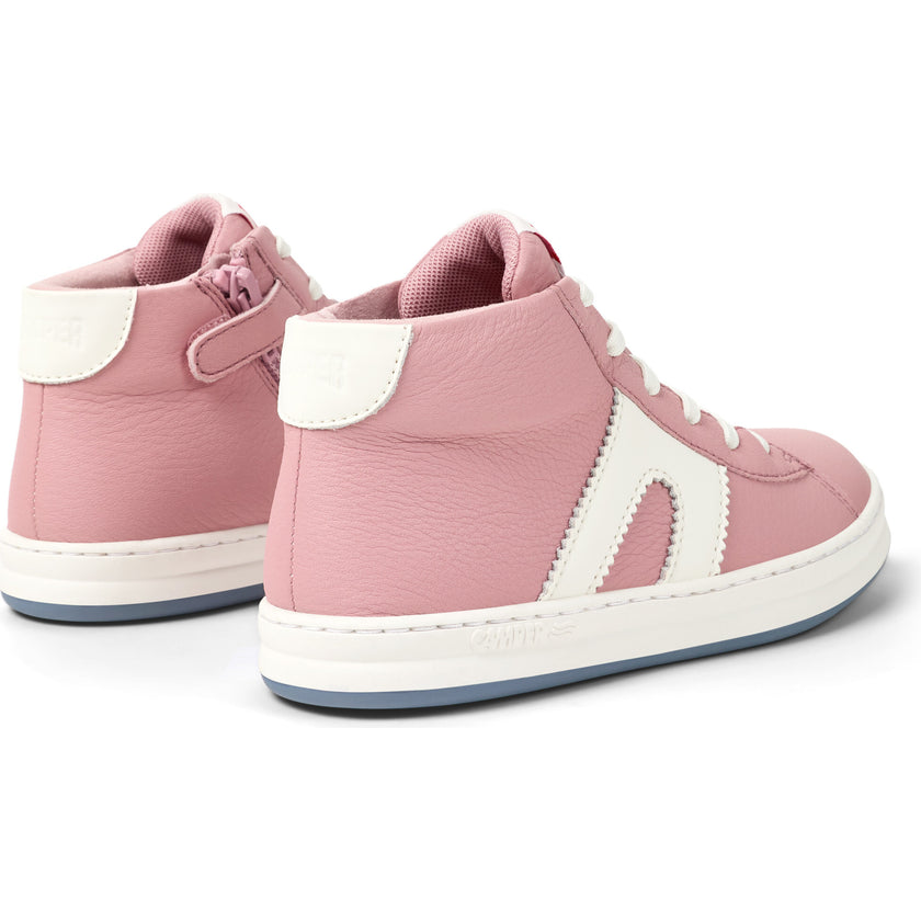 Kids Runner Four Velcro Strap Sneakers, Pink