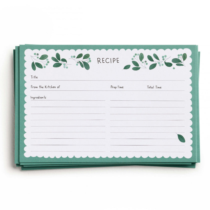 Chirps and Cheers Recipe Card Set