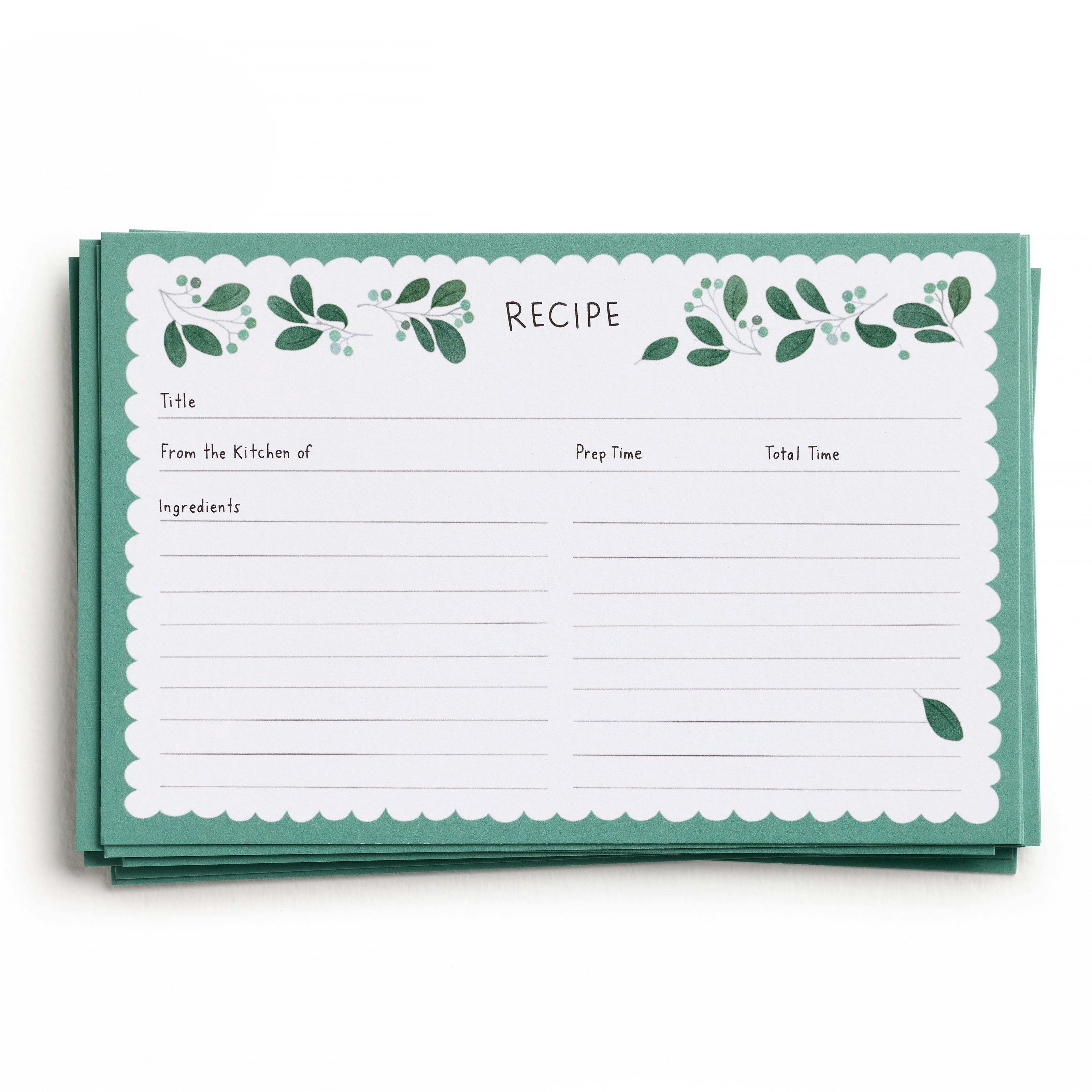 Chirps and Cheers Recipe Card Set
