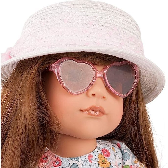 Hannah Summertime - 19.5" All Vinyl Poseable Brunette Doll with Hair to Wash & Style