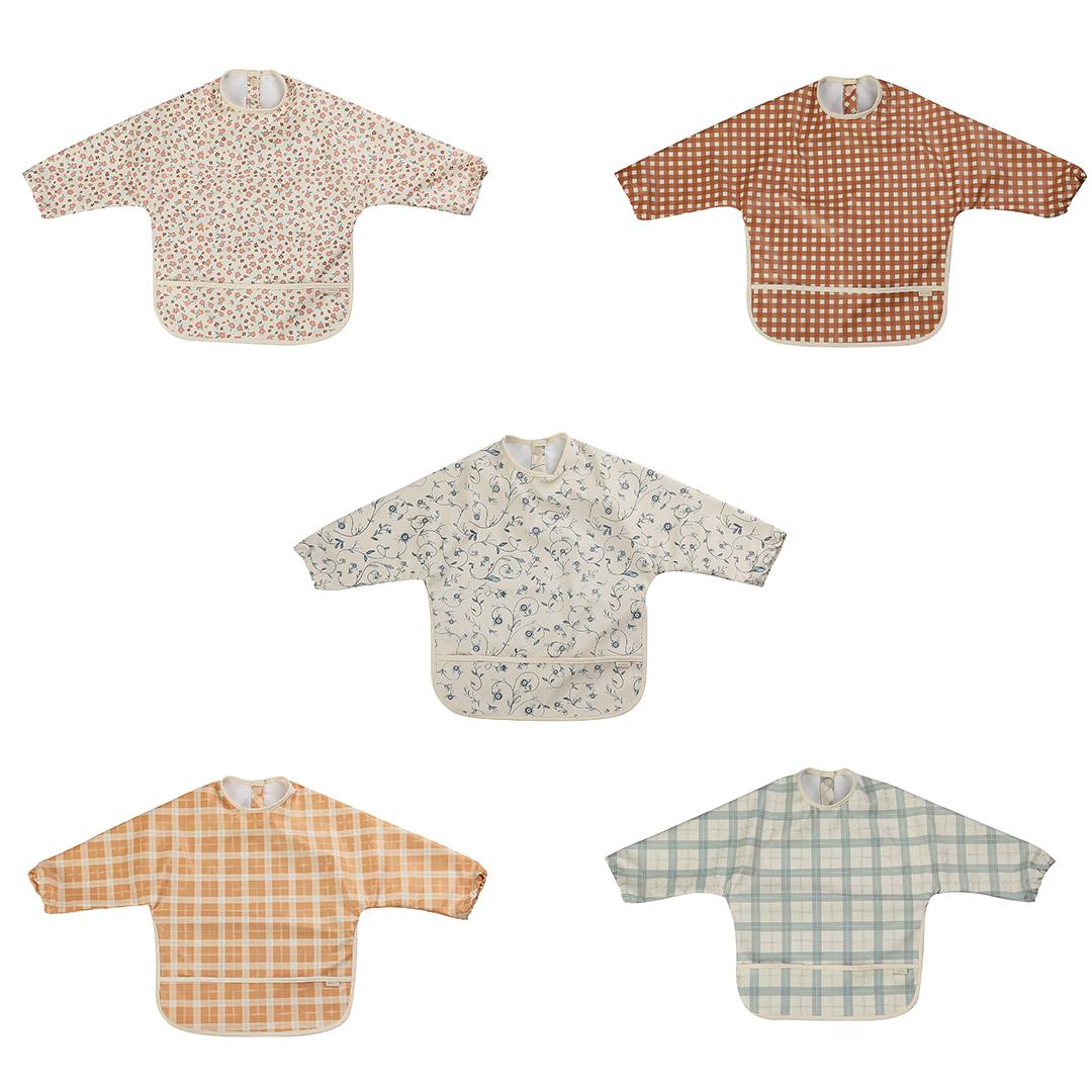 Smock Bib | Buckwheat Plaid