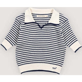 Azalea Polo Summer Midnight Mini Knit Stripes