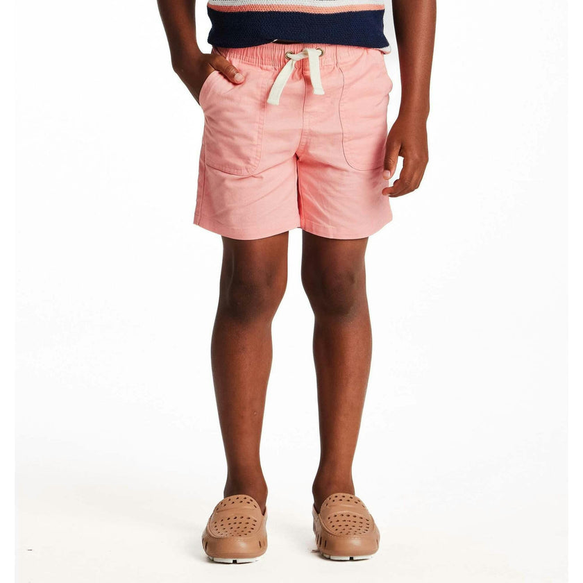 Boys Coral Twill Shorts | Coral Twill