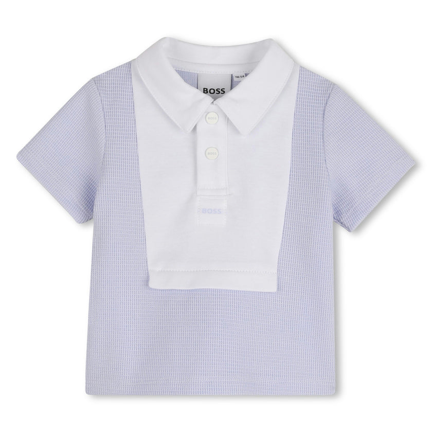 Light Blue Polo Baby Set