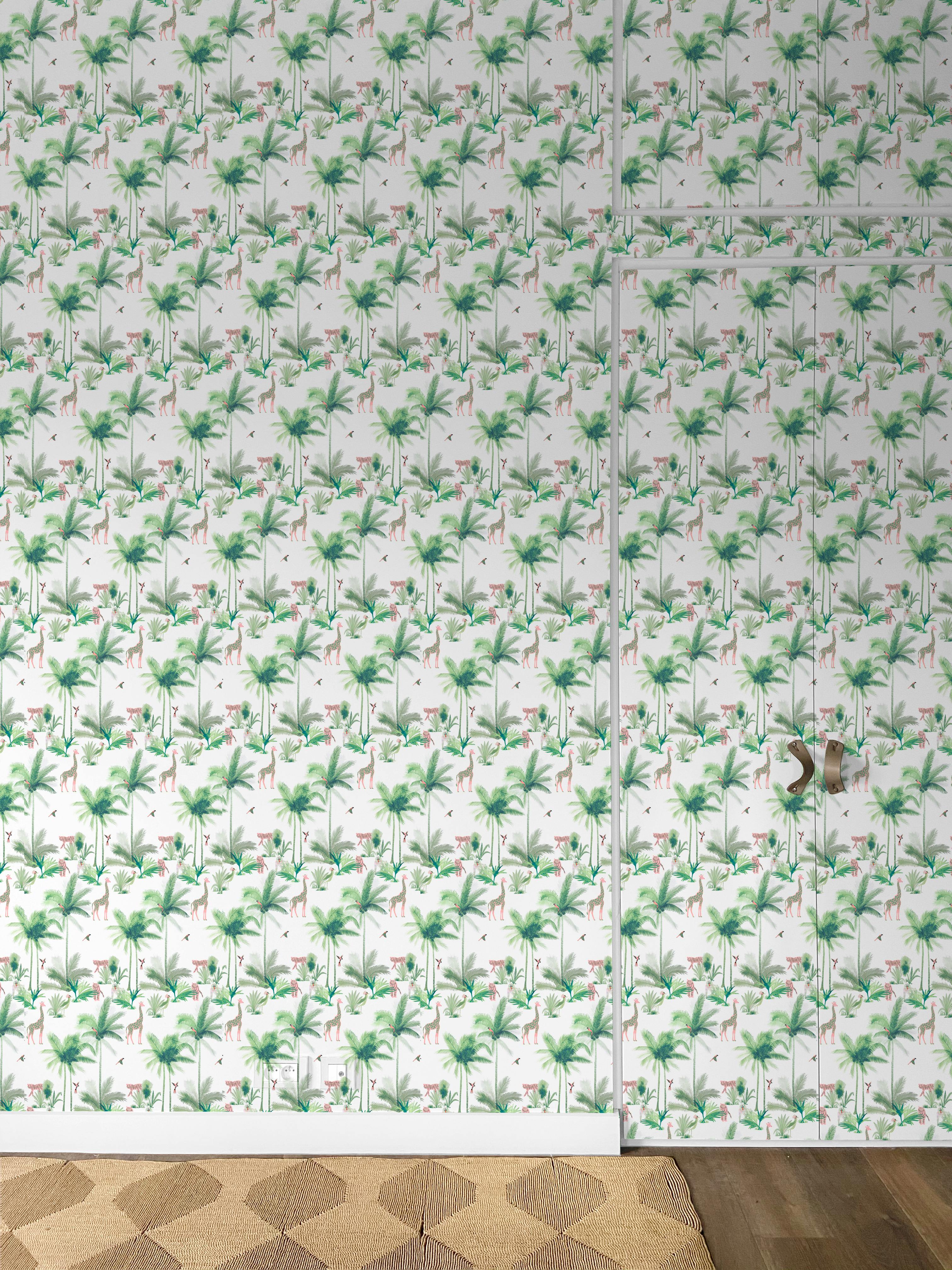 Papier peint TAMTAM coloris Rose