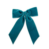 Big Velvet Bow, Teal