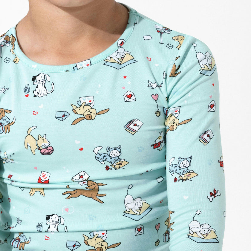 Puppy Love Bamboo Kids Pajamas