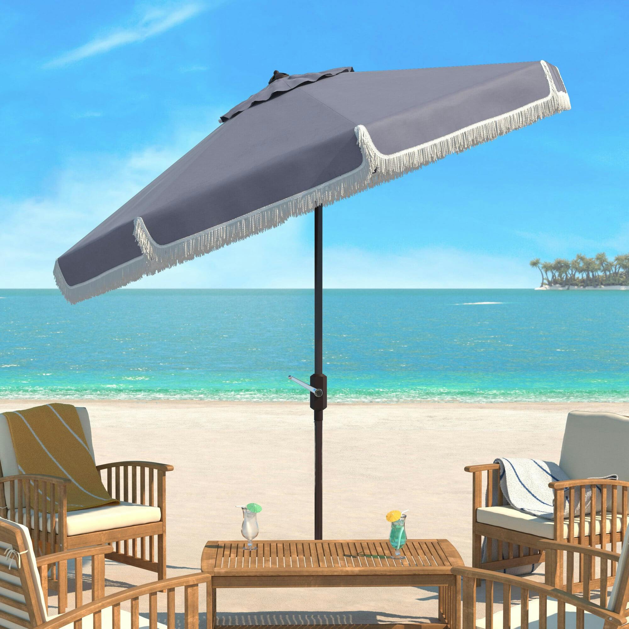 Fabia Fringed Patio Umbrella