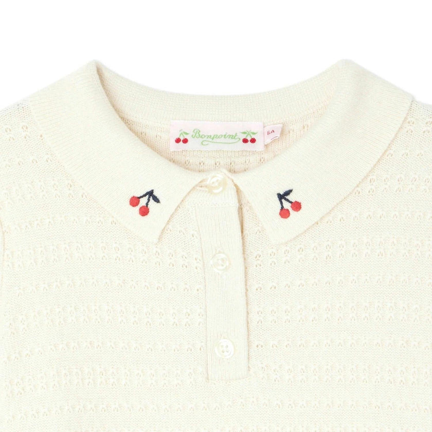 BONPOINT Evani Knit Cherry Polo