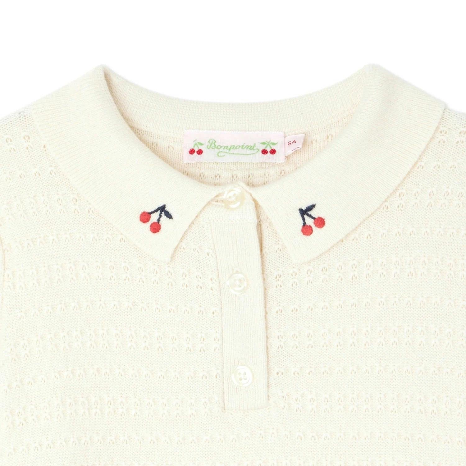 BONPOINT Evani Knit Cherry Polo