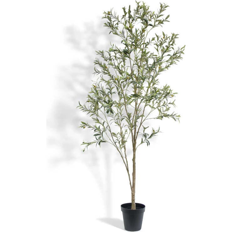 7' Artificial Wispy Olive Tree