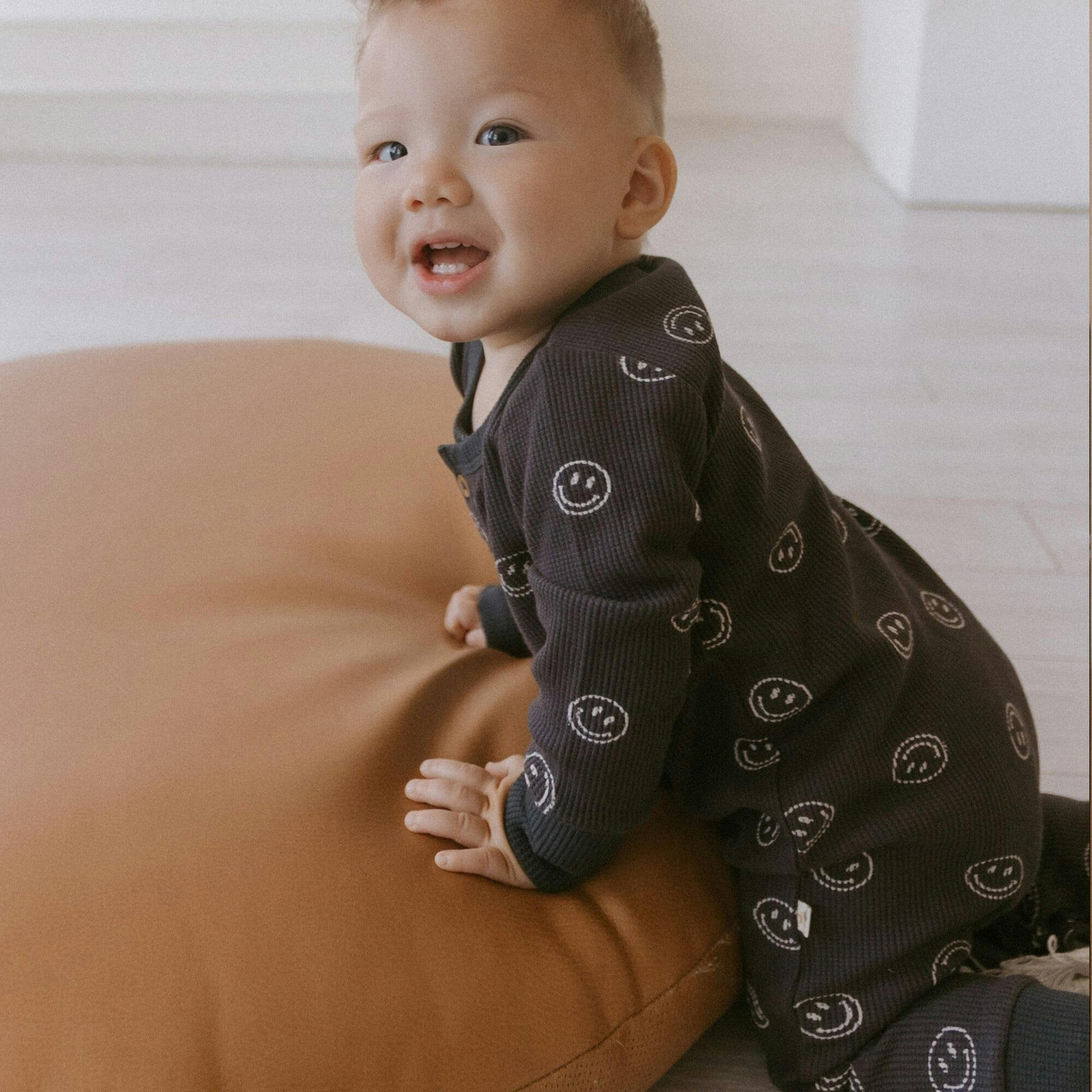 Organic Button Romper