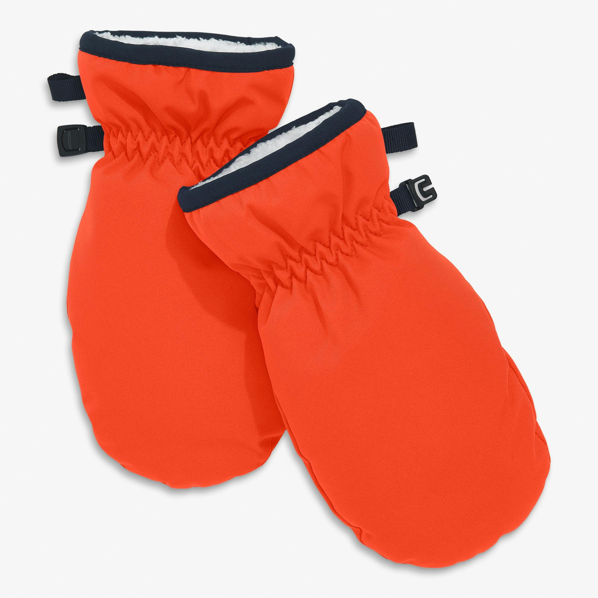 Kids weatherproof puffer mittens