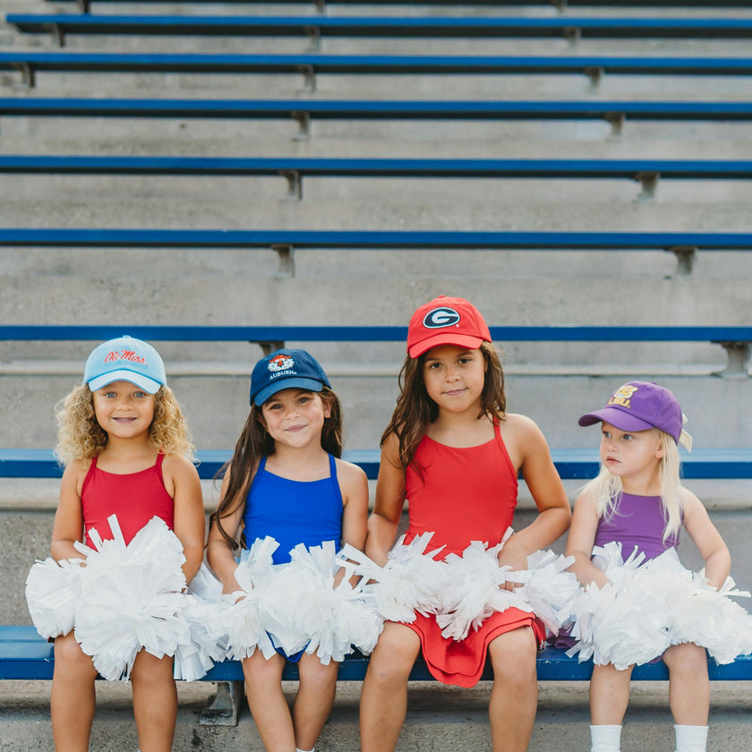 Officially Licensed Georgia Bulldogs Bow Baseball Hat (Baby/Toddler)
