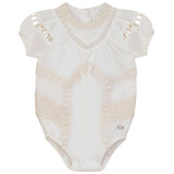 Woven Lace Bubble Off White