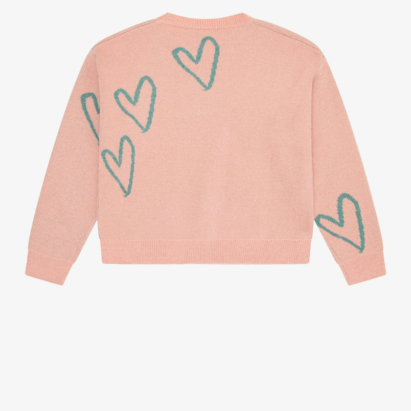 Tenly Boxy Hearts Sweater