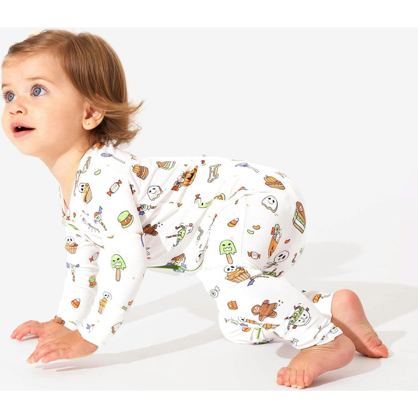 Halloween Treats Bamboo Convertible Footie
